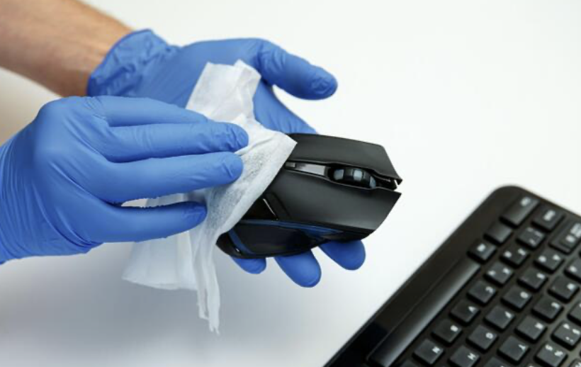 sanificare mouse tastiera